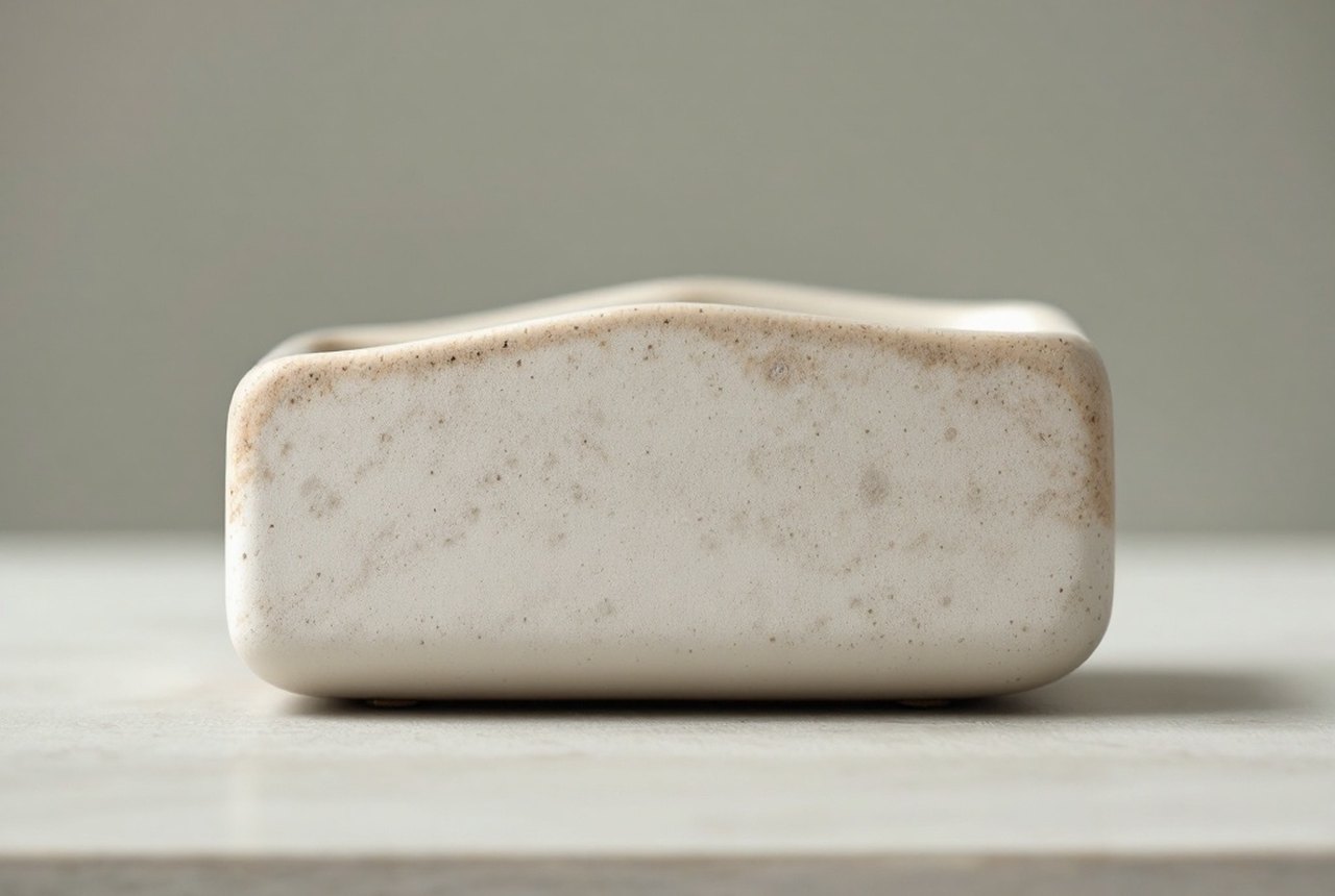 Side profile of Series 4 or 5 ceramic case showing rounded edge geometry