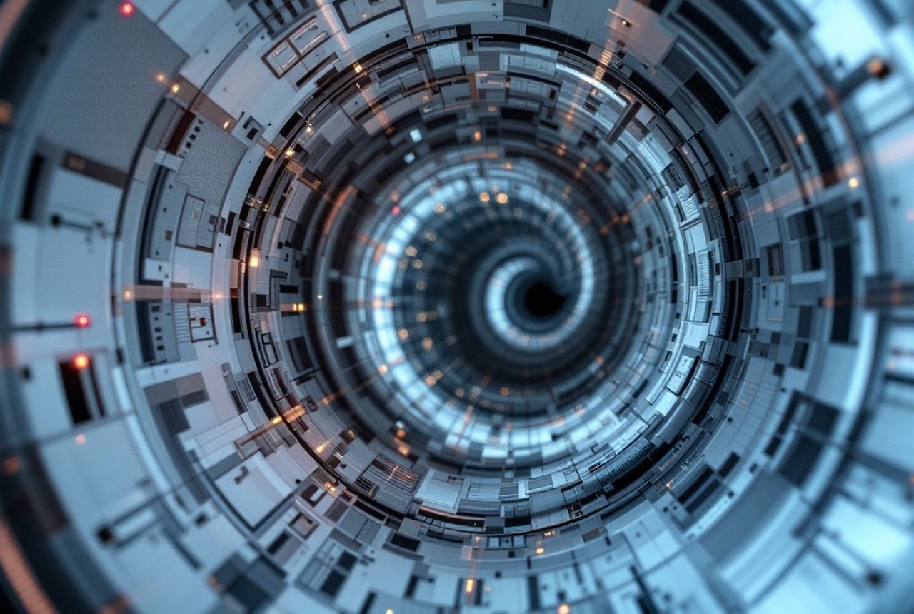 Coil of superconducting ceramic wire or MRI machine interior