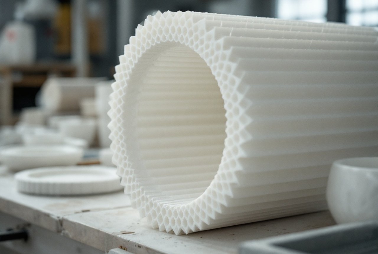 Ceramic particulate filter or honeycomb membrane structure, industrial scale