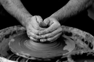 Potter's wheel was crucial in the production of ceramics
